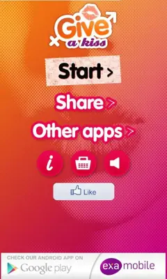 Give a Kiss android App screenshot 0